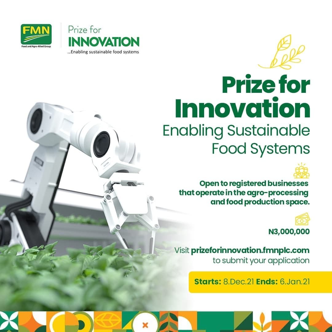 Flour Mills of Nigeria Plc (FMN) Prize For Innovation