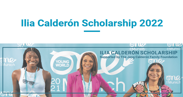 2022 Ilia Calderon Scholarship to Attend the One Young World Japan