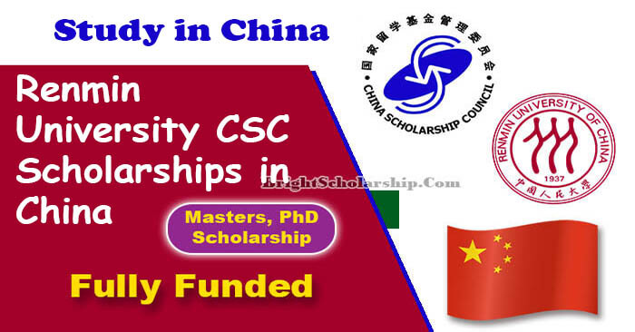 Study In China: 2022 Renmin University Chinese Government Scholarship for International Students