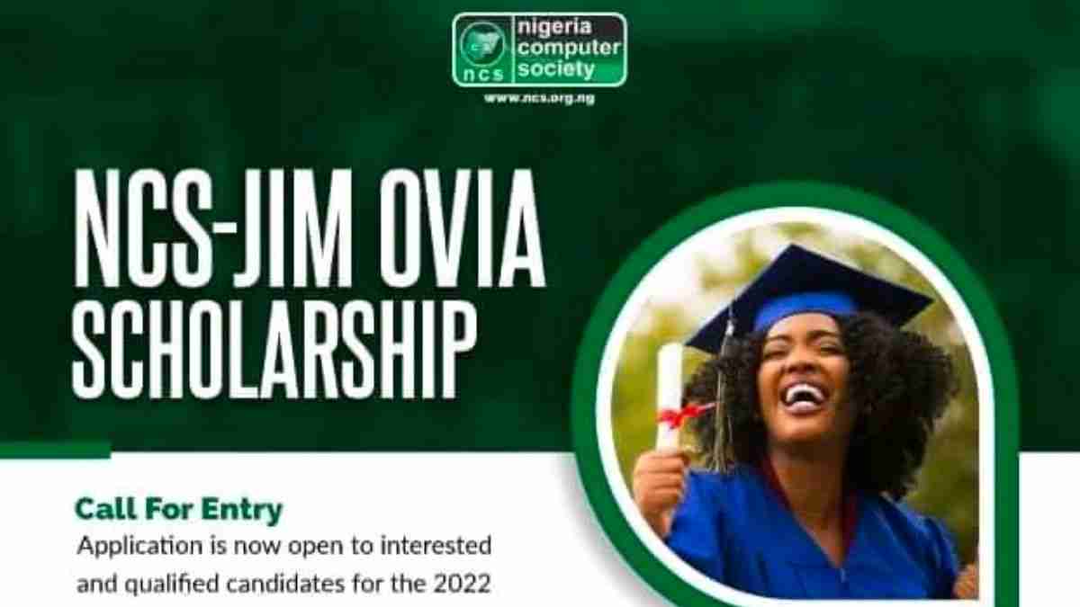 2022 NCS – Jim Ovia Scholarship Fund for Nigerian Students