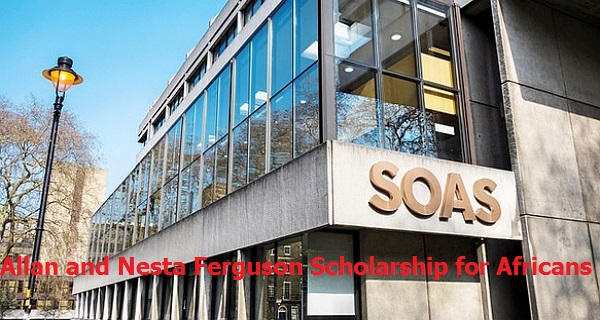 2022/2023 Allan and Nesta Ferguson Scholarship for Africans at SOAS University of London