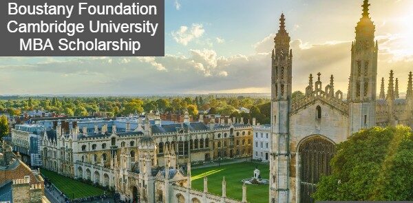 Study In UK: 2022 Cambridge University MBA Scholarships for International Students