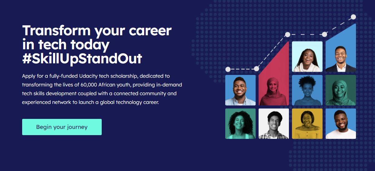 2022 ALX/Udacity Tech Scholarships for Young Africans (Fully Funded)