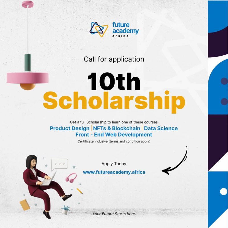 2022 Future Academy Africa Tech Scholarship and Fellowship for Young Africans