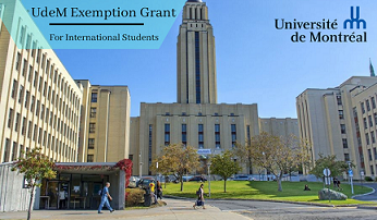 2022/2023 UdeM Exemption Scholarship for International Students