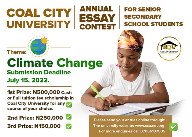 2022 Coal City University Essay Contest for Nigerian Students