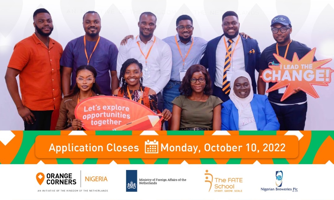 2022 Orange Corners Incubation Programme for Nigerian Entrepreneurs