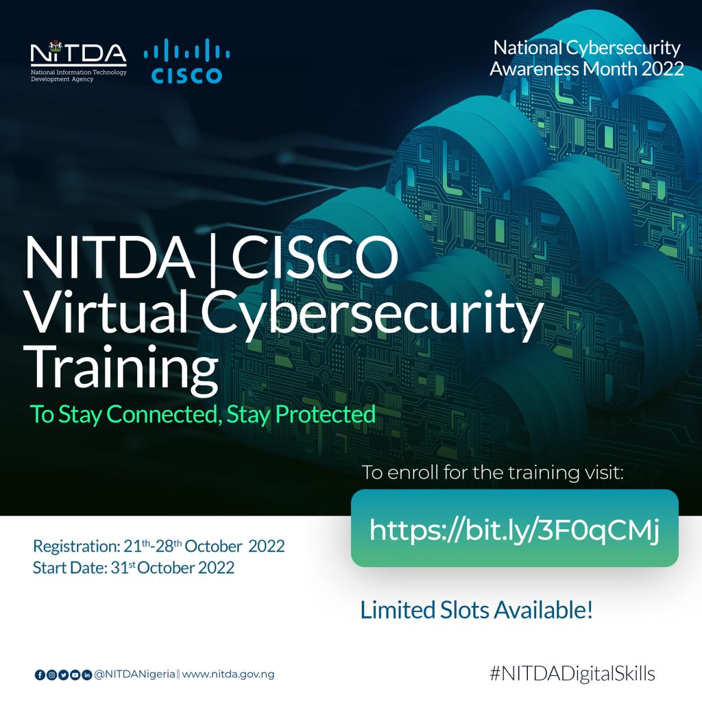 2023 NITDA Cybersecurity Training Programme for Nigerian Students