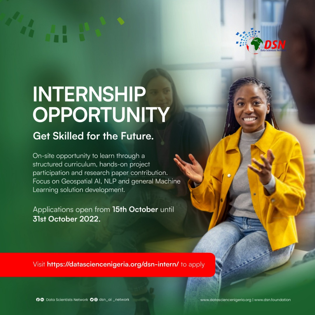 2022 DSN Internship Program For Young Africans