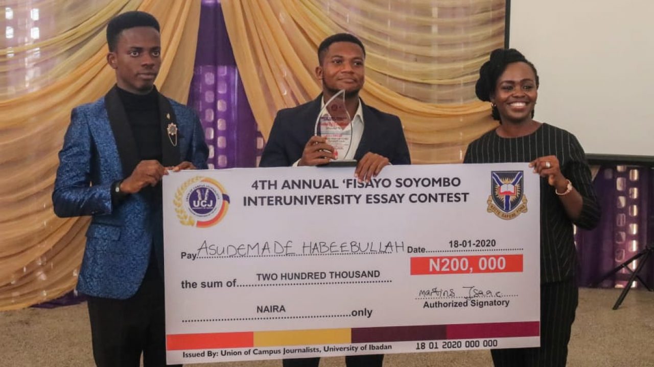 2023 Fisayo Soyombo Intervarsity Essay Contest For Nigerian Students