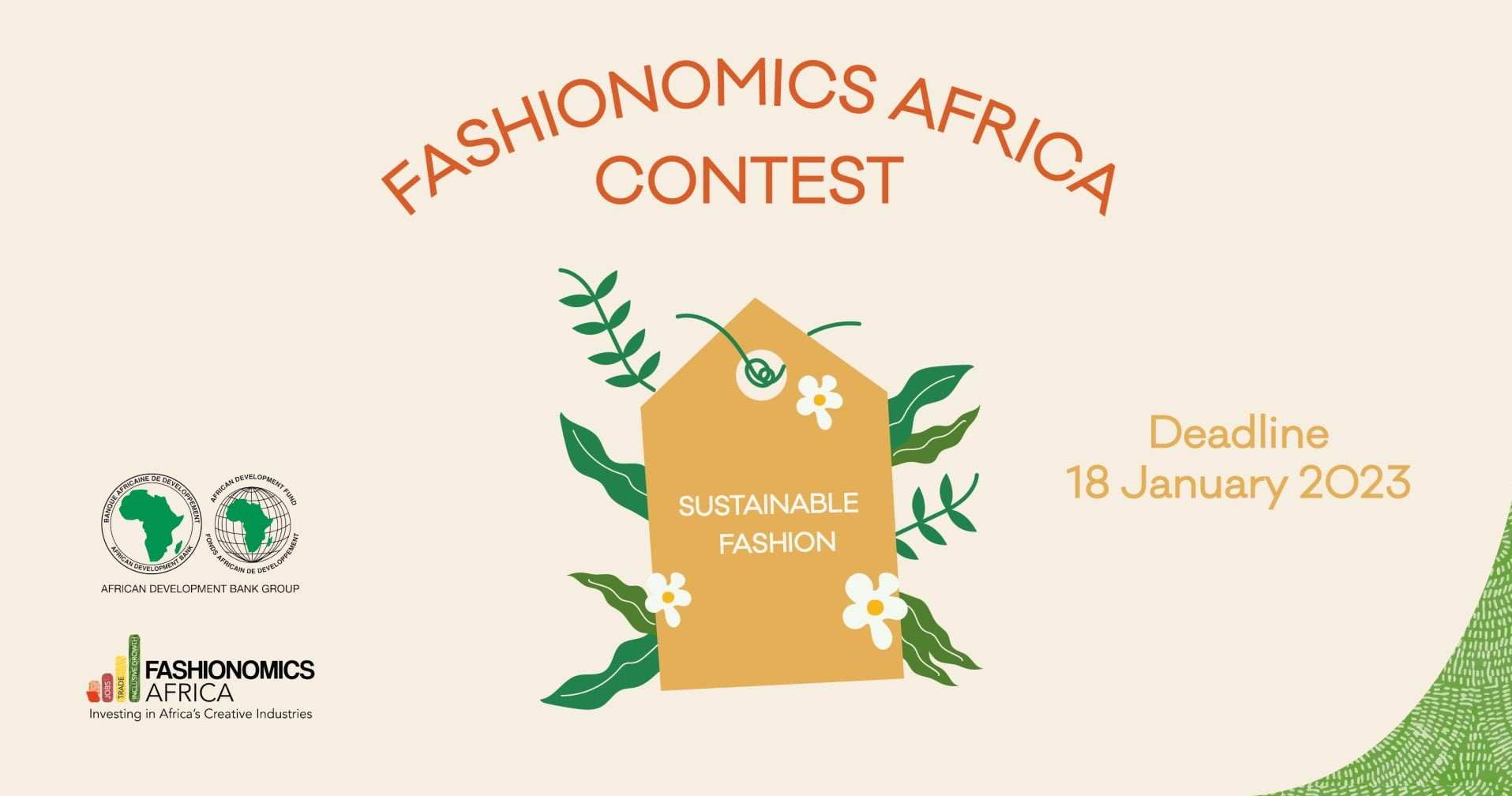 2023 African Development Bank Fashionomics Africa Contest for African fashion entrepreneurs (USD 10,000 cash Prize)