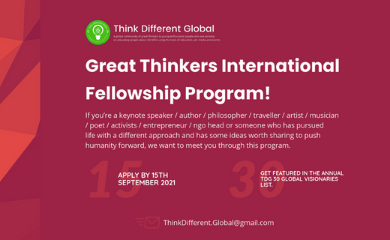 2022-2023 Great Thinkers International Fellowship