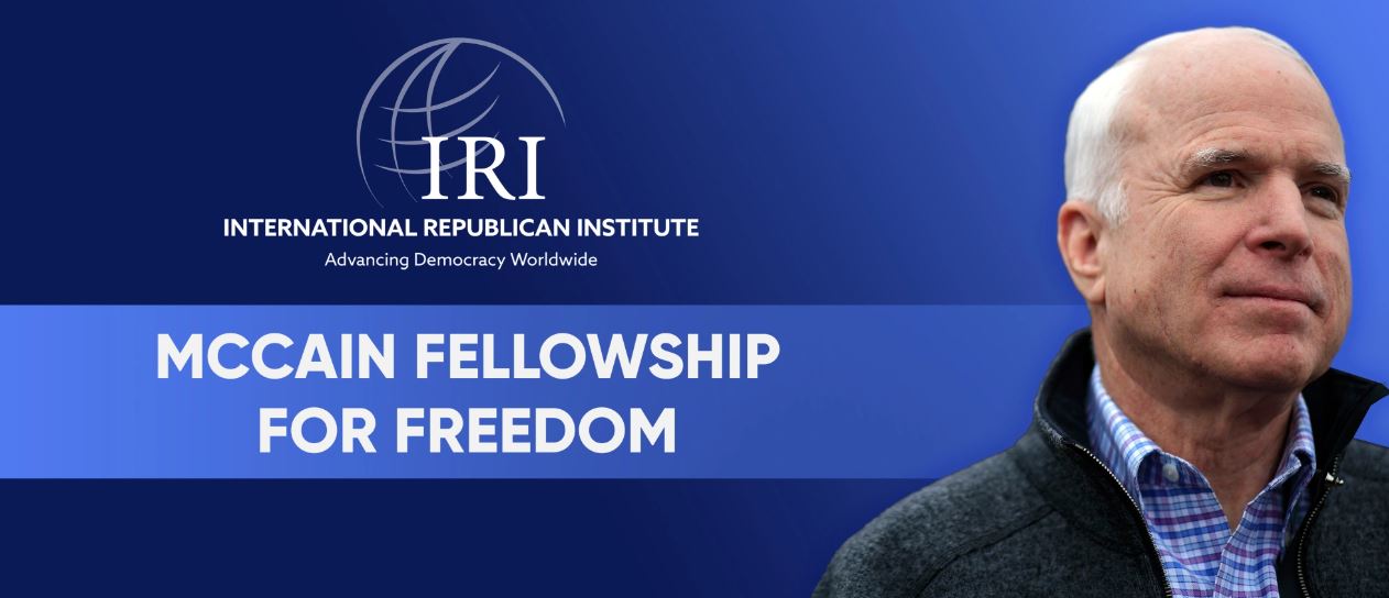 2023 McCain Fellowship for Freedom for Young Leaders (Funded to the U.S.)
