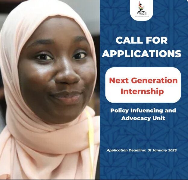 2023 West Africa Civil Society Institute (WACSI) Next Generation Internship Program (Fully Funded internship)
