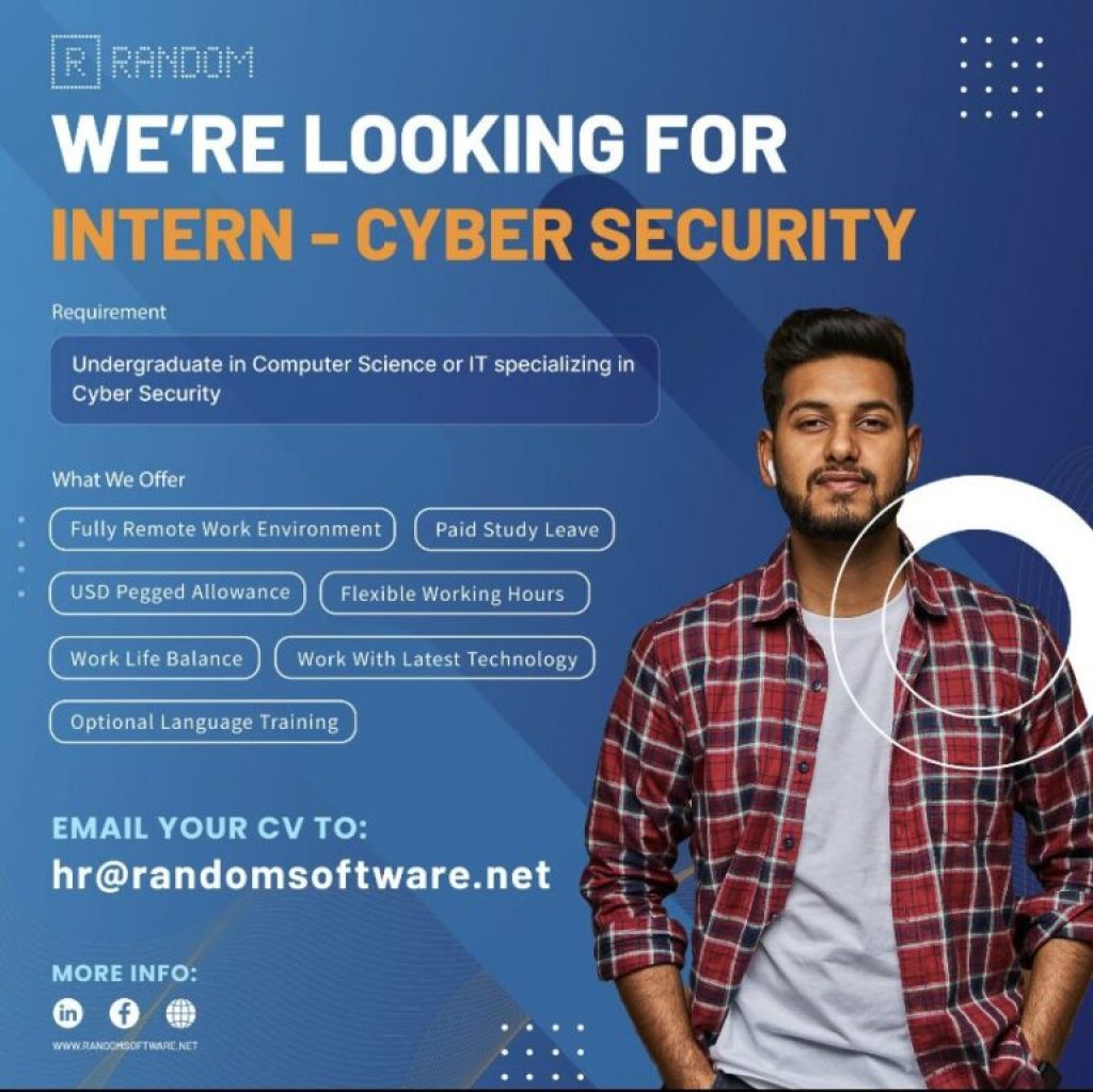 Paid Cyber Security Remote Internship at Random Software Latest Opportunities and Deadlines