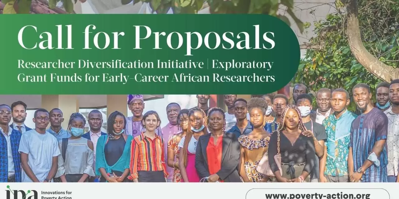 Exploratory Grant Funds For EarlyCareer African Researchers Up To